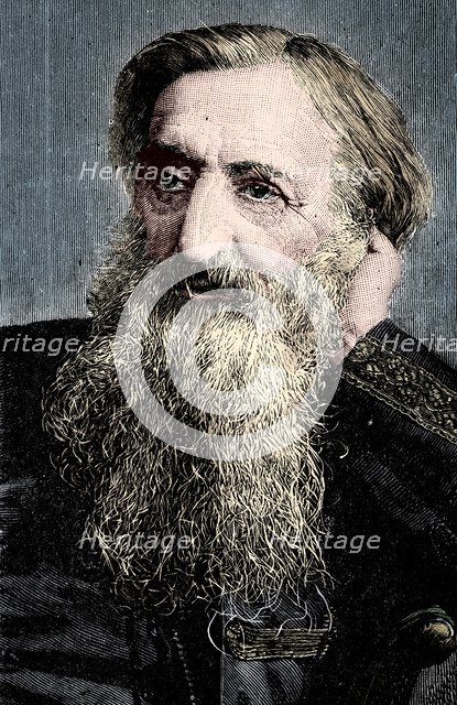 'General' William Booth, evangelical social worker and founder of the Salvation Army, 1894. Artist: Unknown.