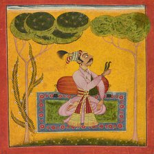 Raja Mandhata as a musical mode, ca. 1690. Creator: Unknown.