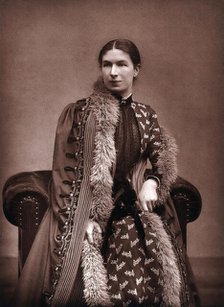 Mary Augusta Ward, Mrs Humphry Ward, c1870s. Creator: Barraud.