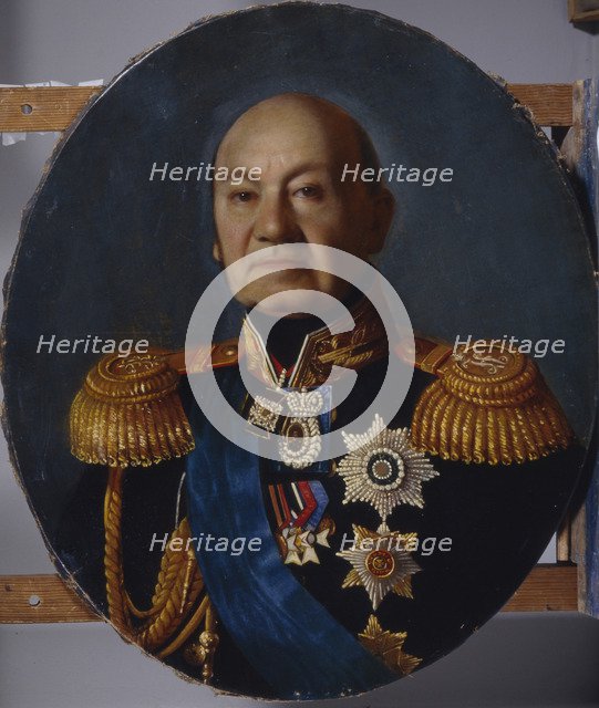 Portrait of Count Arseny Andreyevich Zakrevsky (1783–1865), after 1848. Artist: Zaryanko, Sergei Konstantinovich (1818-1870)