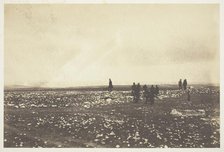 Officers on the Look out at Cathcarts Hill, 1855. Creator: Roger Fenton.