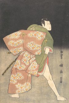 Bando Minosuke (Mitsugoro III) in the Role of a Young Samurai, 1796. Creator: Utagawa Toyokuni I.