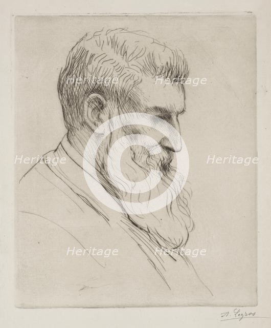 Portrait of Craibe Angus. Creator: Alphonse Legros (French, 1837-1911).