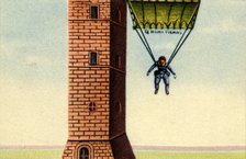 The Parachute of Fauste Veranzio, 1617, (1932).  Creator: Unknown.