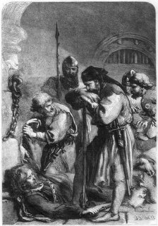 'Death of Richard II', 1861.Artist: W Thomas