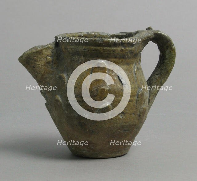 Pitcher, European, 1400-1600. Creator: Unknown.