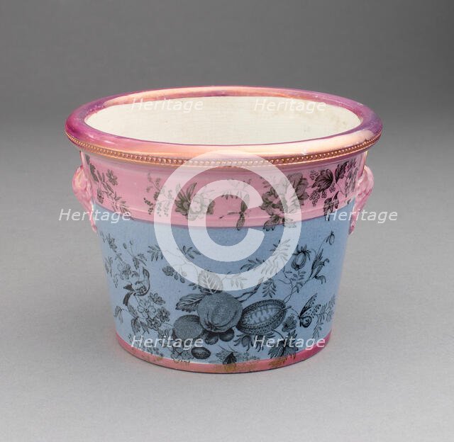 Flower Pot, Staffordshire, 1810/20. Creator: Staffordshire Potteries.