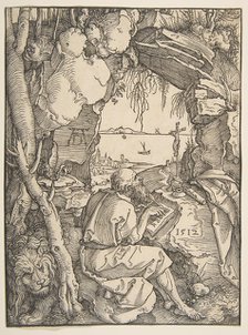 Saint Jerome in a Cave, 1512. Creator: Albrecht Durer.