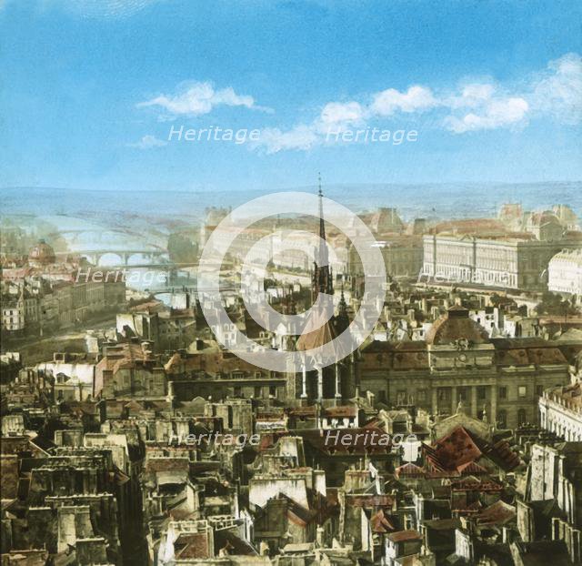 Sainte Chapelle in Paris. Creator: Unknown.