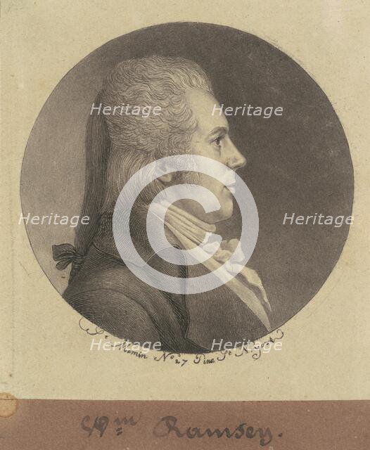 George Fitzwilliam, 1797. Creator: Charles Balthazar Julien Févret de Saint-Mémin.