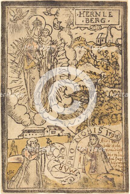 Madonna of the Hernleberg, 1592. Creator: Unknown.