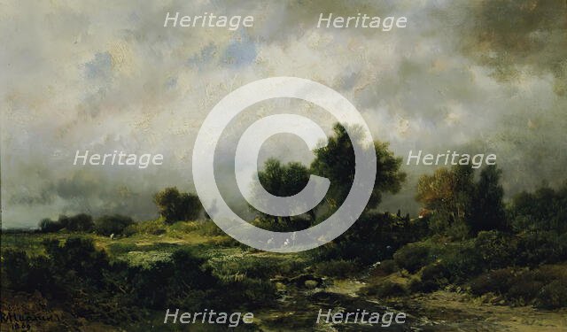 Summer landscape, 1869. Creator: Remigius Adrianus Haanen.