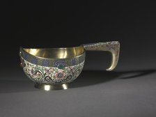 Kovsh (Cup), 1896-1906. Creator: House of Fabergé (Russian, 1842-1918); Fedor I. Rückert (Russian, 1840-1917).