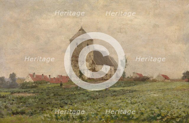 Saint Anne Chapel in Oudergem, 1885. Creator: Jean Baptiste Degreef.