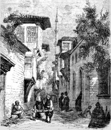 'Street in Constantinople', 1854. Creator: Unknown.