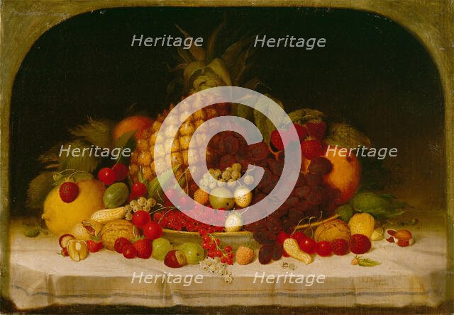 Fruit Piece, 1849. Creator: Robert Seldon Duncanson.