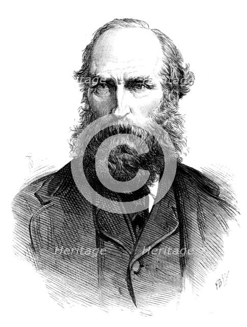 The late Mr. W. Spottiswoode, President of the Royal Society, 1883. Creator: Unknown.