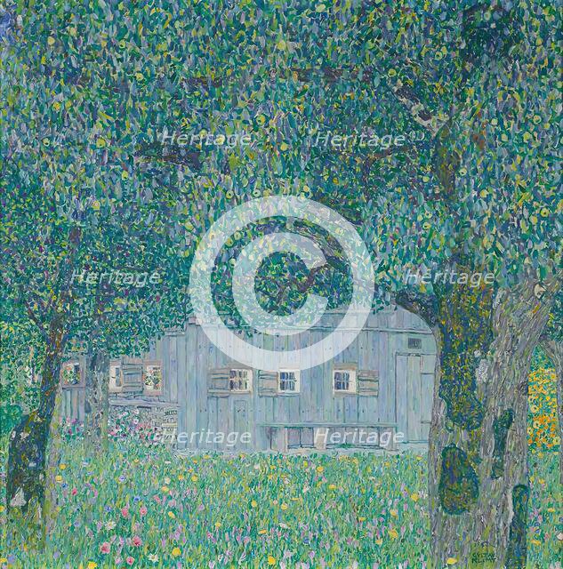 Farmhouse in Buchberg (Upper Austrian farmhouse), 1911. Creator: Gustav Klimt.