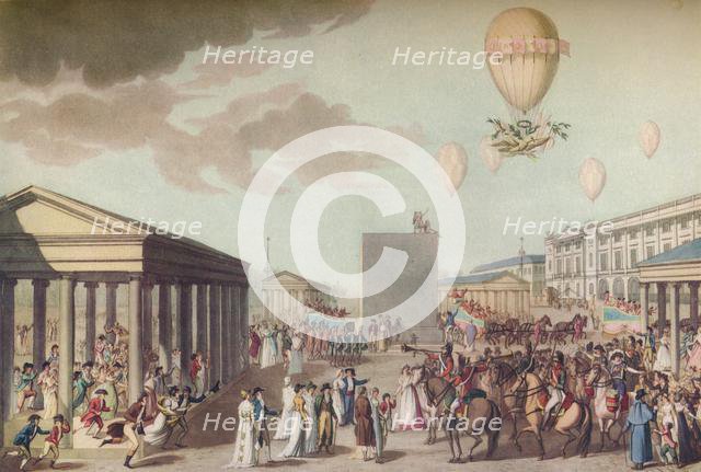 'Fete Du Sacre Et Couronnement De Leurs Majetes Imperiales', 1804, (1920). Creator: Unknown.