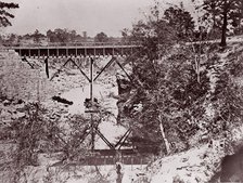 Dutch Gap Canal, 1865. Creators: Andrew Joseph Russell, Egbert Guy Fowx.