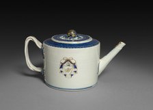 Teapot, c. 1775-1800. Creator: Unknown.