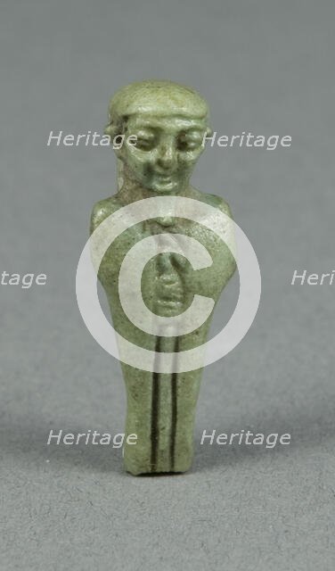 Amulet of the God Ptah, Egypt, Late Period, Dynasty 26-31 (664-332 BCE). Creator: Unknown.