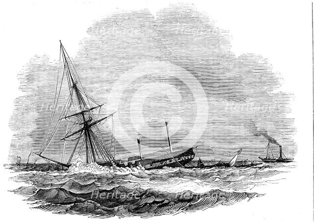 The John O'Gaunt "settling down", 1844. Creator: Unknown.