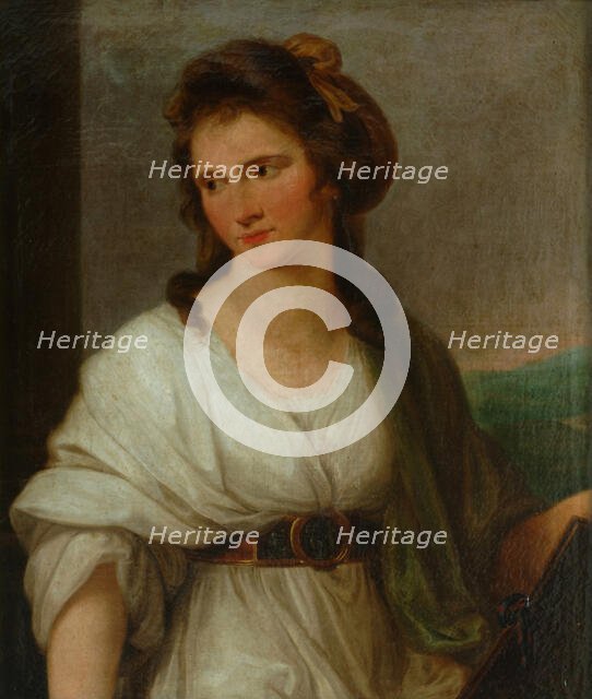 Portrait of Angelika Kauffmann, 1798. Creator: Montano, Manuel (1770-1846).