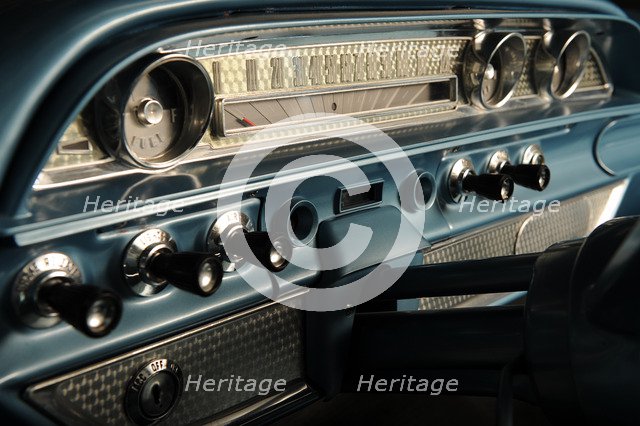 Ford Galaxie 500 race car 1962. Artist: Simon Clay.