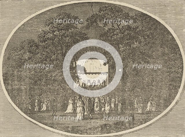 Old Vauxhall Gardens from Mr J. F. Bursill's 'Lambeth Collection', 1892. Creator: Unknown.