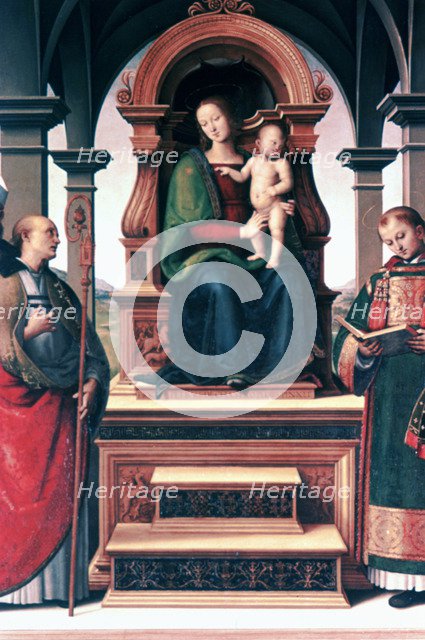 'Madonna and Child with Saints', c1470-1523. Artist: Perugino