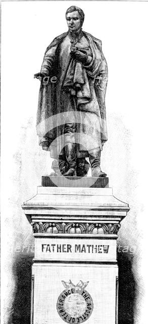Father Mathew’s statue at Cork, by J. H. Foley, R.A., 1890. Creator: Unknown.