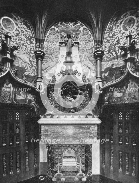 The Chaucer Room, Cardiff Castle, Wales, 1924-1926. Artist: HN King