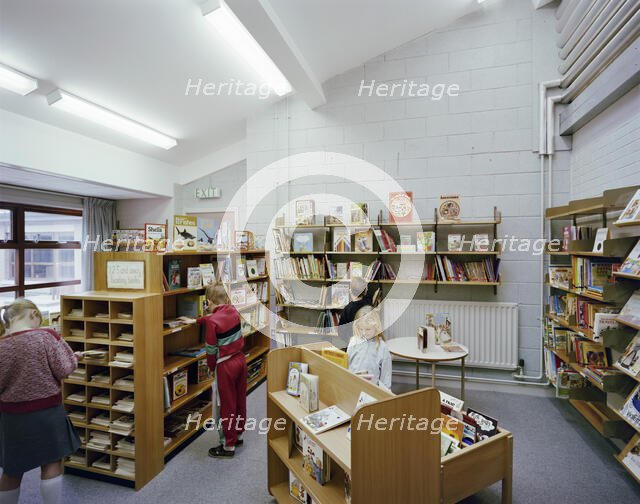 Whitecote Primary School, Wellington Grove, Bramley, Leeds, 08/03/1989. Creator: John Laing plc.