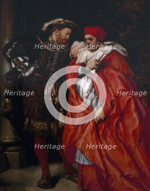 'Ego et Rex Meus', 1888; King Henry VIII and Cardinal Wolsey.  Artist: Sir John Gilbert