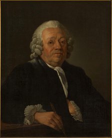 Portrait of Jean-Nicolas Servandoni (1695-1766), painter and architect, c1760. Creators: Jean Nicolas Servandoni, Jean-Francois Colson.