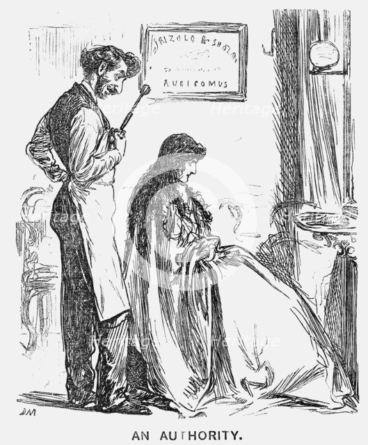 'An Authority', 1866. Artist: George du Maurier