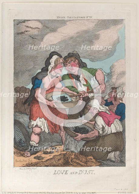 Love and Dust, June 4, 1810., June 4, 1810. Creator: Thomas Rowlandson.