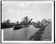 Erie lift, near Mountain View, Morris and Essex Canal, N.J., between 1890 and 1901. Creator: Unknown.