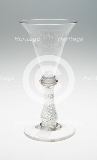 Wine Glass, England, 17th century. Creator: Unknown.