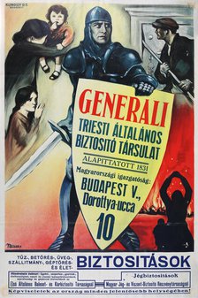 Assicurazioni Generali, 1925. Creator: Nemes, György (1905-1938).