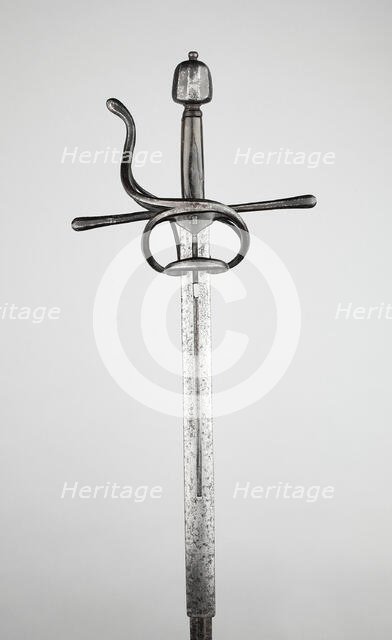 Rapier with Extendable Handle, Germany, c. 1590/1600. Creator: Unknown.