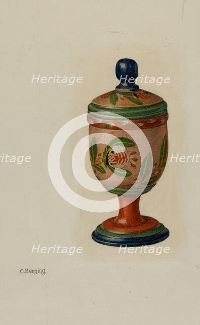 Saffron Box, c. 1941. Creator: Charles Henning.