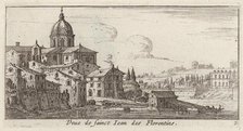 Veue de sainct Jean des Florentins, 1640-1660. Creator: Israel Silvestre.