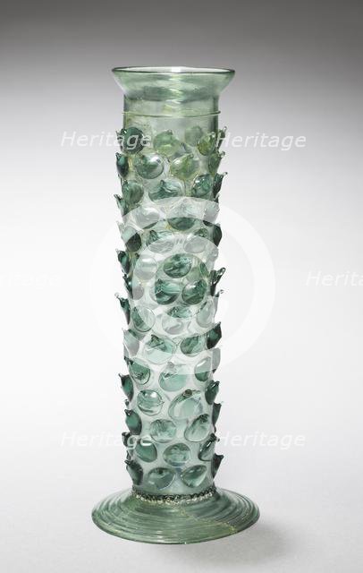 Tall Beaker with Prunts (Stangenglas), late 1400s. Creator: Unknown.