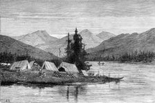 Camp on the Skeena River, British Columbia, 1881. Creator: Unknown.