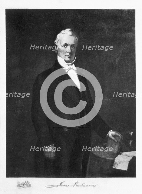 James Buchanan, 15th President of the United States of America, (1901). Artist: Unknown
