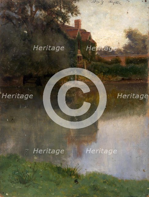 Edge of a Stream, late 19th-early 20th century. Creator: Eliphalet Frazer Andrews.