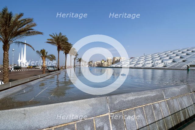Bibliotheka Alexandrina, Alexandria, Egypt, 2007. Creator: Ethel Davies.