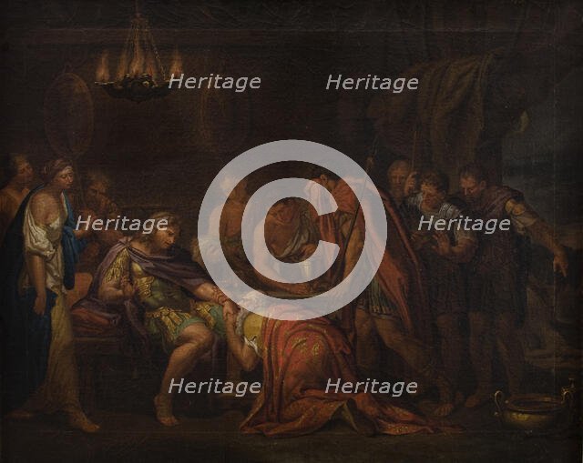 Priam Pleading with Achilles for the Body of Hector, c1800. Creator: Unknown.